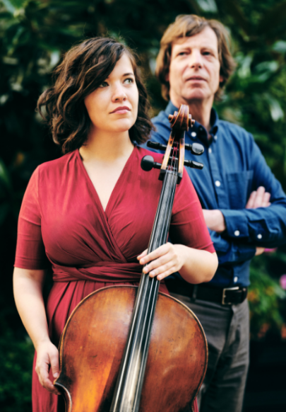 Photo of Anastasia Feruleve and Frank van de Larr.