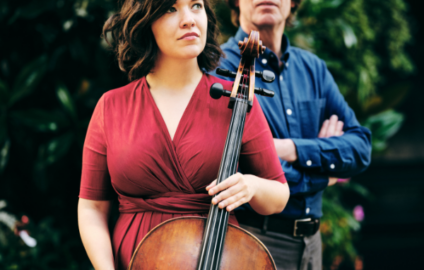 Photo of Anastasia Feruleve and Frank van de Larr.