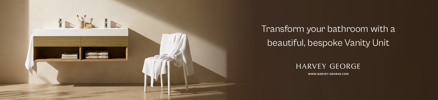 Bathroom vanity units at Harvey George